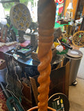 Blond Barley Twist Coat Rack