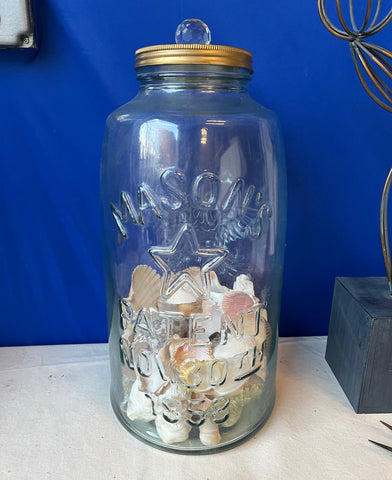 Oversized Glass Mason Jar With Lid