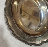 Pair of Silver Oval Decorative Trays