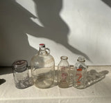 Collection of Vintage Milk Jars- Set of 4