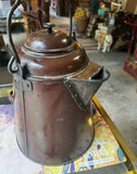 1970s Solid Copper Farmhouse Pitcher