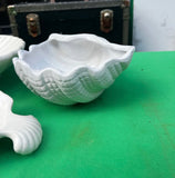 Trio of Ceramic Shell Style Bowls