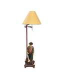 MCM Wooden Golfer Standing Floor Lamp