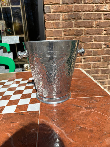 Silver Hand Hammered Champagne Bucket