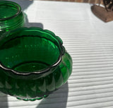 Instant Collection of Green Glass Catchalls