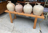 Late 19th Century Mediterranean Olive Jugs With Stand - 5 Piece Set