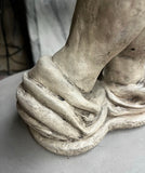 Vintage Concrete Praying Hands Sculpture