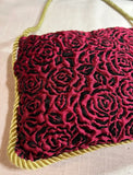 Guest Room Name Pillow With Rose Details