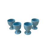 Collection of Blue Ceramic Cups- Set of 4
