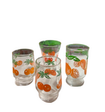 Collection of Orange Glasses- Set of 4