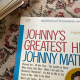 Johnny Mathis "Johnnys Greatest Hits" Vintage Vinyl