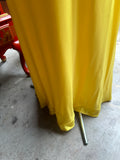 Vintage Aiden Mattox Yellow Silk Dress