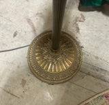 Brass Decorative Floor Lamp With Plastic Diamond Details