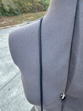 Hand Made Navy Blue Beaded La Regale Purse