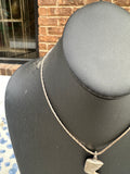 Silver Nephritis Pendant Necklace