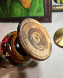 Vintage Russian Wooden Samovar