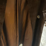 Vintage Brown Sweden Suede Women's Jacket