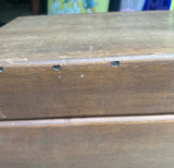 Small Wooden Rustic Style Storage Trunk