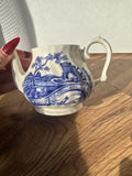Small Asian Ceramic Blue and White Teapot
