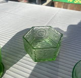 Instant Collection of Light Green Glass Vases- Set of 4