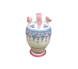 Ceramic Painted Portuguese Botijo/Vase