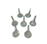 Collection of Small Glass Biomorphic Spoons- Set of 7