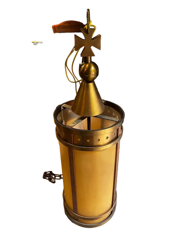 Griffin Brass Gothic Pendant Chandelier