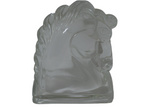 Mid Century Glass Horse Sculptural Bookend - FREE SHIPPING!