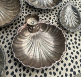 Instant Collection of Silver Shell Trays With Candleholders- Set of 6