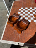 Pair of Large Double Hand Bowls