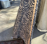 Large Zebra Print Children's Lace Field Atlanta Fabric Wooden Tent