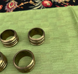 Collection of Brass Napkin Rings- Set of 4