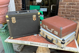 Vintage Industrial Box Suitcases- Set of 3