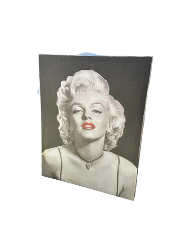 Black and White Marilyn Monroe Print on Canvas