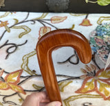 Hand Carved Wooden Sleek Style Cane