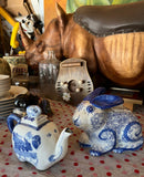 Asian Blue and White Tea Set