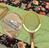Vintage Slazenger Tennis Racket and Cover