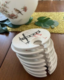 Collection of City Ceramic Plates- Set of 8