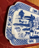 Blue and White Chinoiserie Decorative Plate