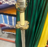 Brass Floor Lamp With Plastic Details