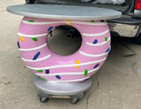 Large Resin Colorful Donut Console Table