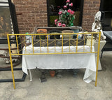 Gold Metal Queen Size Headboard