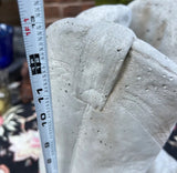 Cowboy Boot Pair Concrete Planter