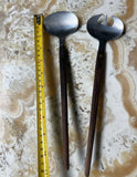 Mid-Century Modern Serving Utensils, Fork, and Spoon