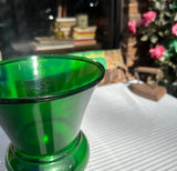 Large Green Glass Vase