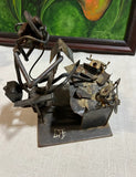 Joesph Romano "The Attorney" Copper and Brass Sculpture, Signed by Artist