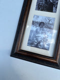 Skinny Double Picture Frame With Vintage Photos