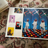 Pair of Sesame Street "The Count Counts" and "Sesame Street Fever" Vintage Vinyls
