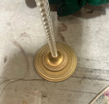 Brass Floor Lamp With Plastic Details
