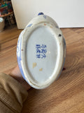 Asian Blue and White Ceramic Bird Creamer Cup/Teapot